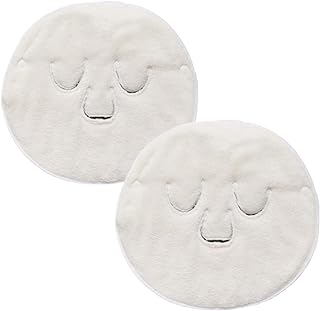 2 Pcs Hot Compress Face Towel Masks, Reusable Facial Steamer Towel for Hot Cold Skin care,Moisturizing Face Steamer, Beauty Facial Towel for Home and Beauty Salon
