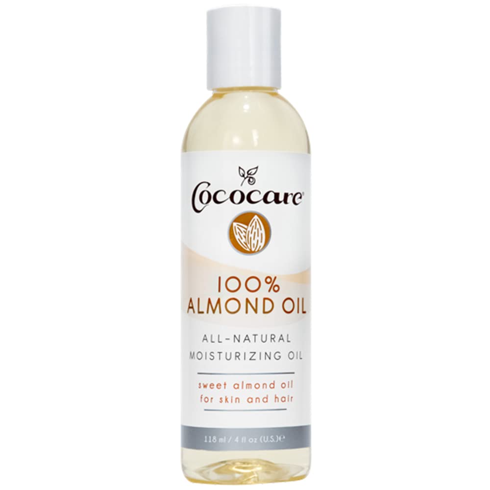 Cococare Natural Oil - Nourishing Sweet Almond - Perfect for Skin and Hair - 4 Ounce