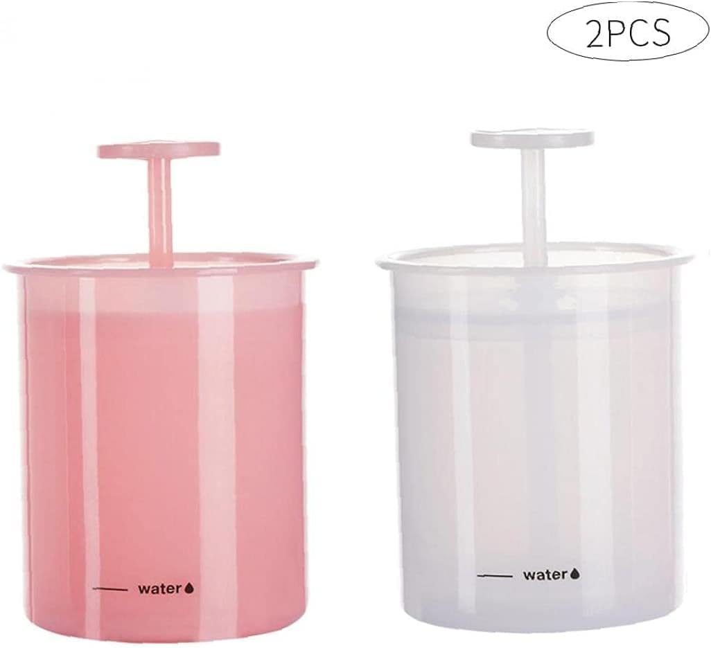 Facial Cleanser Foam Makeup Washing Bubble Maker Travel Household Rich Foam Maker Cup Pink Lovely and Attractive