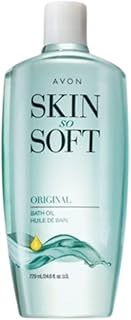 AVON Skin So Soft Bonus-Size Original Bath Oil for Women - Jojoba Moisturizing Body & Shower Oil for Dry Skin Care, Bath Additive for 48-Hour Intense Hydration & Silky Soft Skin – 24.6 fl oz