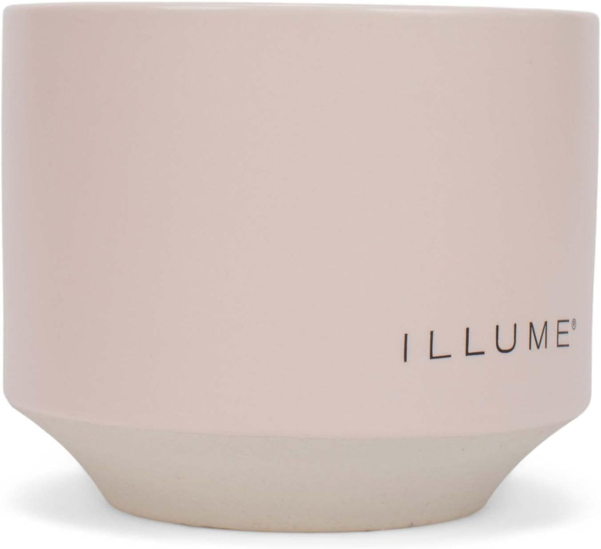 Illume Beautifully Done Essentials Coconut Milk Mango Matte Ceramic Scented Soy Candle, 2" L x 2" W x 1" H