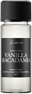 Scentiment Vanilla Macadamia Diffuser Oil - Premium Hotel Scent with Notes of Toasted Nut, Creamy Vanilla & Coconut Blossom Home Scent, Aromatherapy Fragrance Oil Diffuser Refill - 0.68 fl oz (20 mL)