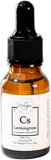 100% Lemongrass Essential Oil - Cymbopogon Schoenanthus - Pure and Natural Botanical Oils by 5 Elements Essential Oils - for use in Aromatherapy, Diffusers, Oil Burners - Home Fragrance (Lemongrass)