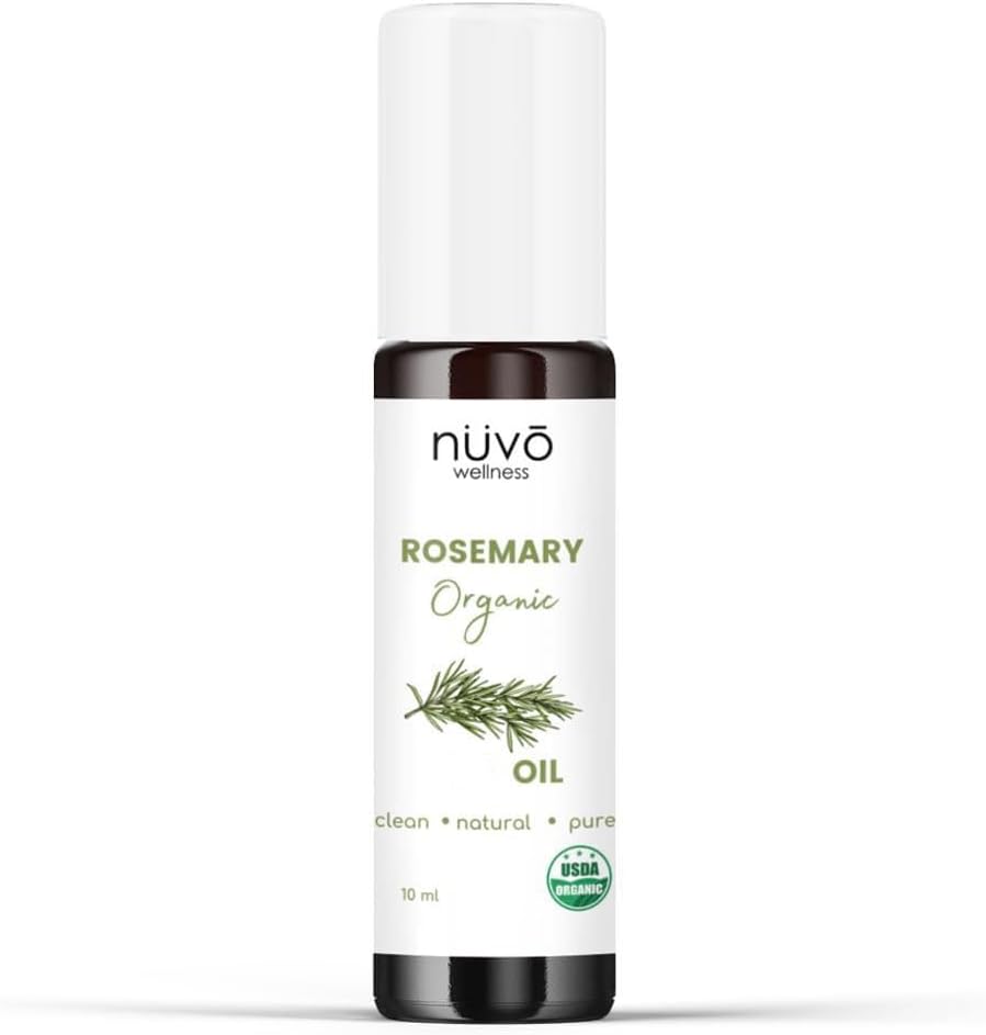 Rosemary Oil for Hair Growth - Blended with Organic Jojoba Oil - Use for Hair Skin Nails - Product of Canada - 10ml