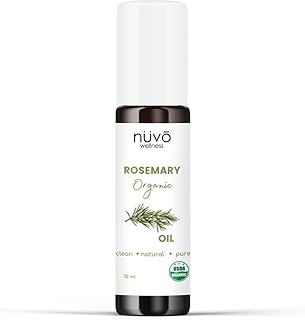 Rosemary Oil for Hair Growth - Blended with Organic Jojoba Oil - Use for Hair Skin Nails - Product of Canada - 10ml
