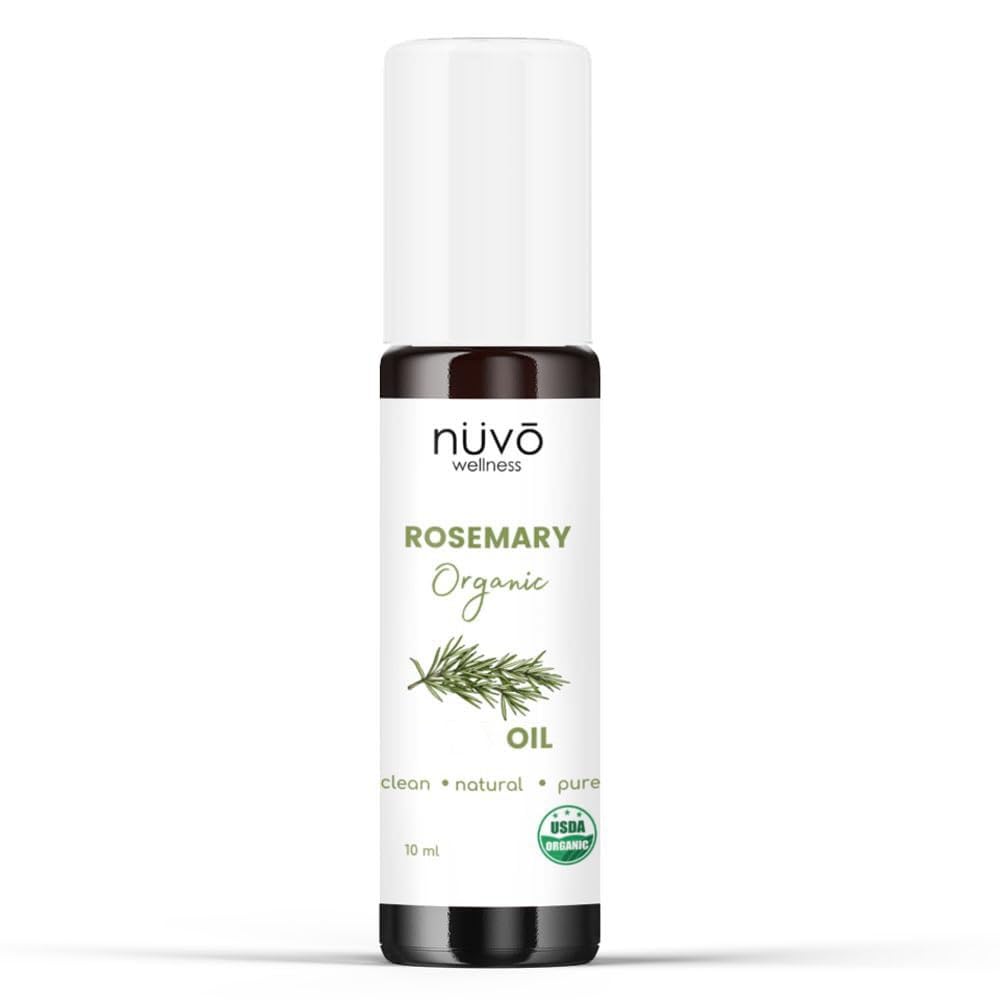 Rosemary Oil for Hair Growth - Blended with Organic Jojoba Oil - Use for Hair Skin Nails - Product of Canada - 10ml