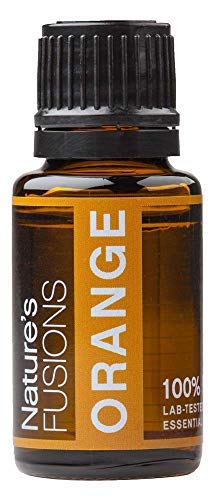 Nature's Fusions Orange (Sweet), 100% Pure and Natural Essential Oils, Undiluted, Therapeutic Grade for Aromatherapy and Topical Use, .5 Fl Oz (Pack of 1) (15 mL)