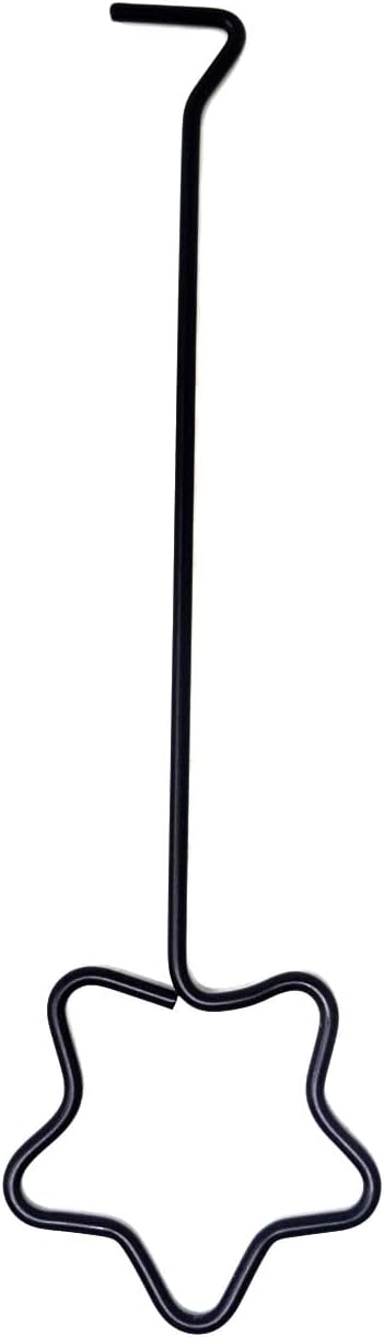 Honbay 2PCS Stainless Steel Candle Wick Dippers Put Out Wick Dippers Candle Hooks (Star Handle)