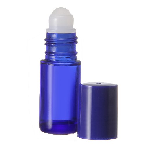 The Parfumerie 5 ml. Glass Roll on Bottle. Perfect for Essential Oils Aromatherapy