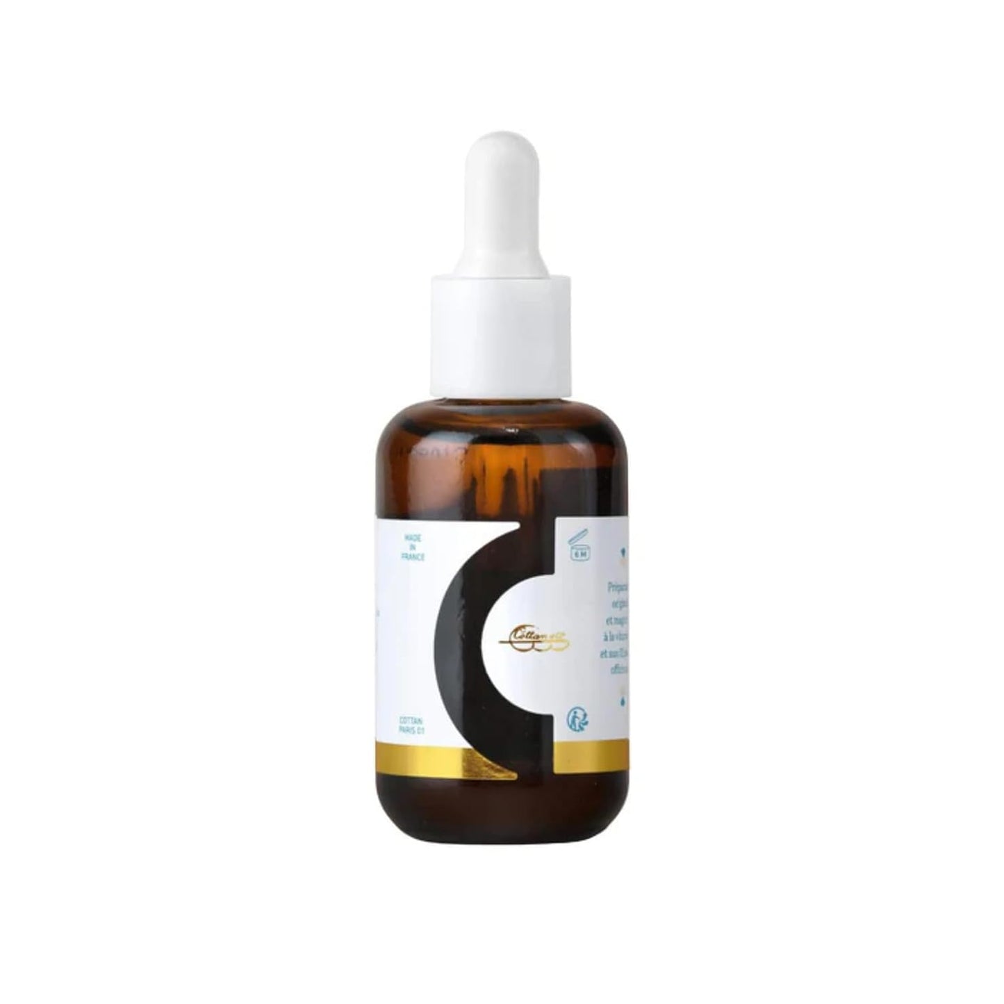 Cottan Paris Bonne Mine Refining Face Serum with Squalene, Apricot Sunflower Seed Oil Rice Bran & Rosemary Leaf Extract Nourishing & Firming Skin Facial Moisturizer for a Smooth, Youthful Look 30ml