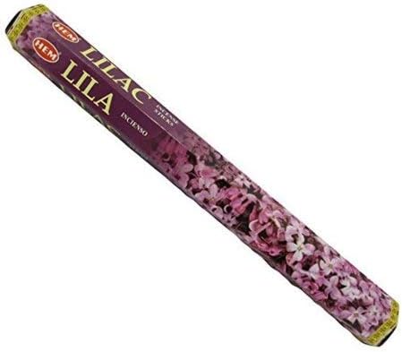 Hem Lilac Incense Sticks (120 Sticks, 6 Boxes Inside) - 9 Inches Long, 20g per Box - Perfect for Meditation, Rituals & Cleansing.