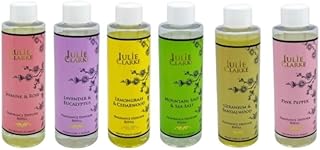 Julie Clarke Irish Gift Reed Diffuser 150ml Refill 100% Vegan Oils with Pack of 10 Reeds (Serene Violet & Cedarwood Fragranc)