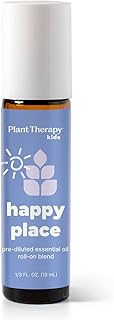 Plant Therapy KidSafe Happy Place Essential Oil Blend 10 mL (1/3 oz) Pre-Diluted Roll-On, Calming Aromatherapy for Stress, Relaxation & Emotional Balance