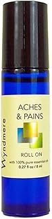 Aches & Pains Roll-on - 100% Pure Essential Oils and Jojoba Oil - Wyndmere - 8ml