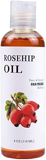 100% Pure Rose Hip Essential Oil for Hair Growth,Premium Carrier Oil,Body & Face Moisturizing Rosehip,Scalp Massage, Natural Organic for Skin