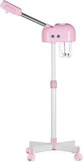 Professional Facial Steamer, Vaporizador Facial Steamer for Esthetician, Vapor Face Steamer, Pink