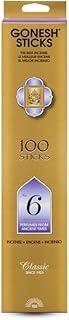 Gonesh Classic Collection #6 Incense (4 Pack), 4 Piece, Gold