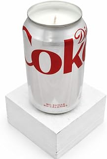 Diet Cola Soda Pop Can Soy Candle with Cola Scent - Hand Poured