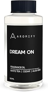 Dream On Diffuser Oil, Luxury Hotel Scent Diffuser Oil for Home, Office & Spa, Fragrance Essential Oils for Aromatherapy, Aloe Vera & Cedarwood, 3.3 FL Oz, 100 mL