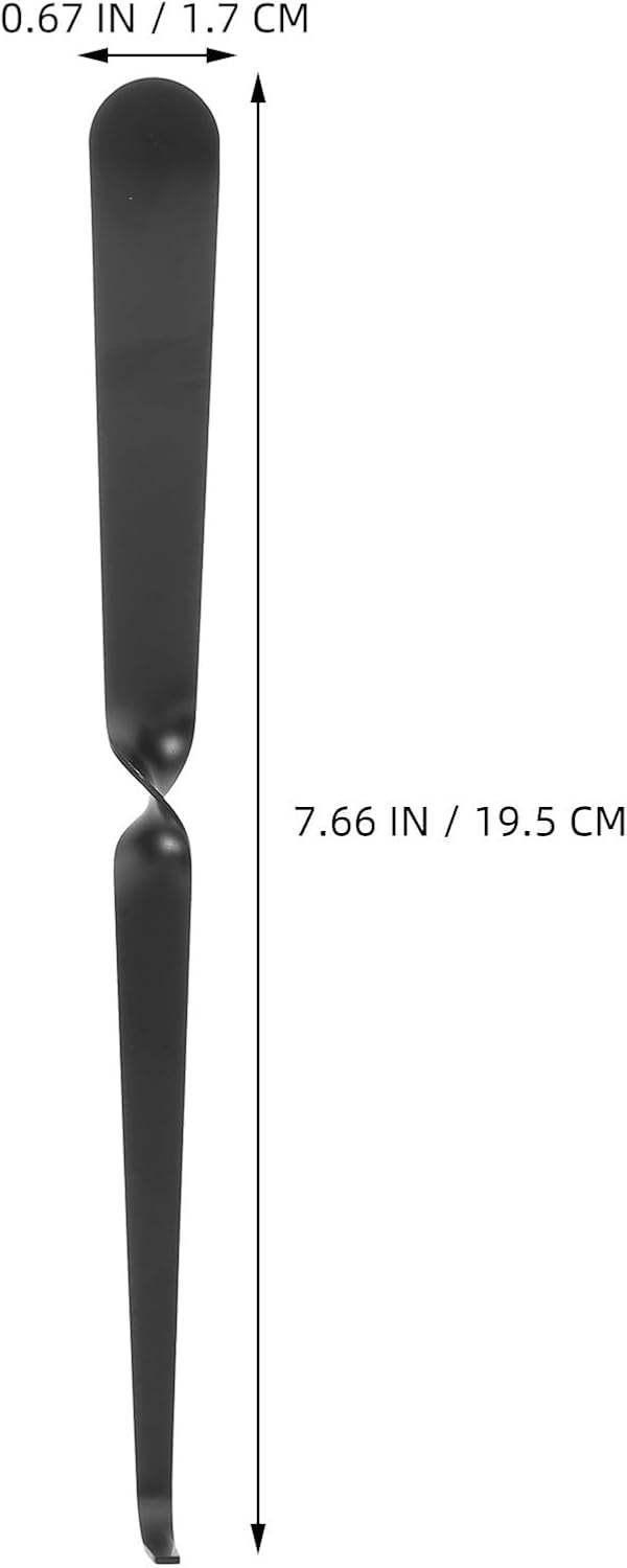 Lurrose 3pcs Stainless Steel Candle Wick Extinguishing Tool Set with Curved Hook Candle Snuffer and Wick Dipper for Flame Control for Home Décor