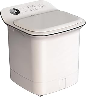 13-inch Foot Spa with Fully Automatic Electric Massage Dual-Action System, Integrating Electric Massage Rollers and Shiatsu Functionality, Featuring a Timer and Water Temperature Control