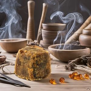 Premium Amber Incense | Natural & Long-Lasting Aroma | Ideal for Meditation, Relaxation & Solid Perfume | 20g
