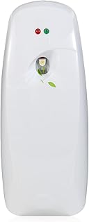 Automatic Air Freshener Spray Dispenser - Commercial and Home Use - Multiple Time Scent/Mist Release Settings for Room/Restroom Sprayer,Air Freshener not Included,White