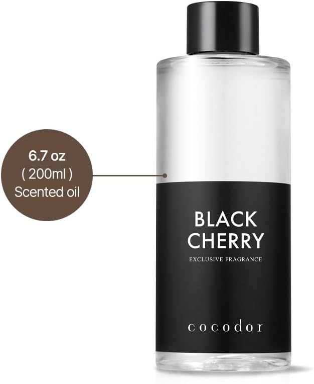 COCODOR Reed Diffuser Oil Refill/Lovely Peony/6.7oz(200ml)/1 Pack/Aroma Therapy, Home Fragrance, Scented Oils, Oils for Reed Diffuser