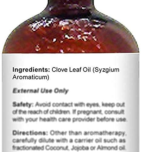 Majestic Pure Brazilian Orange Essential Oil with Clove Leaf Essential Oil - 100% Pure and Natural, Therapeutic Grade Oils – 4 fl oz Each