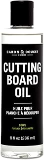 Caron & Doucet - Cutting Board & Butcher Block Conditioning & Finishing Oil | 100% Coconut Derived & Vegan, Best for Wood & Bamboo Conditioning & Sealing | Does NOT Contain Mineral Oil! 8 oz