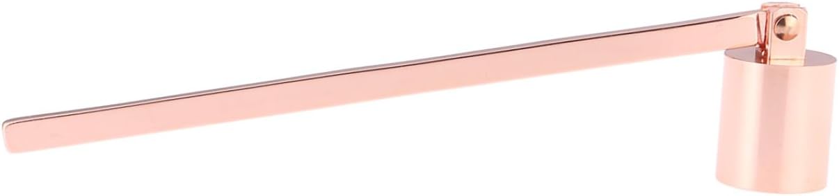 Candle Snuffer Set Rose Gold Stainless Steel Candle Extinguisher Wick Trimmer and Dipper for Home Decor and Relaxation