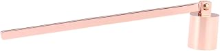 Candle Snuffer Set Rose Gold Stainless Steel Candle Extinguisher Wick Trimmer and Dipper for Home Decor and Relaxation