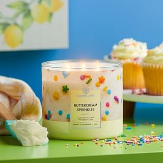 GC Scented 3 Wick Jar Candle 14.5oz Sweet (Buttercream Sprinkles)