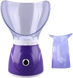 Facial Steamer Steam Inhaler Face Vacuum Machine Eco-Friendly Material Moisturizing Experience, Purple