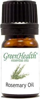 Rosemary – 1/6 fl oz (5 ml) Glass Bottle – 100% Pure Essential Oil – GreenHealth