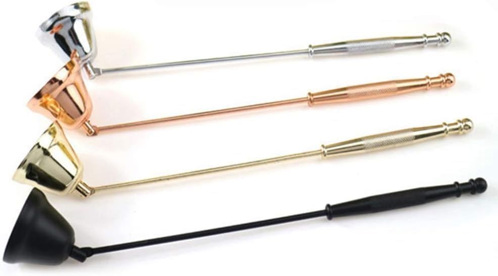 Candle Snuffer, Candle Snuffers Wick Snuffer Candle Accessory, Extinguish Candle Flame Safely with Long Handle Putting Out Fire