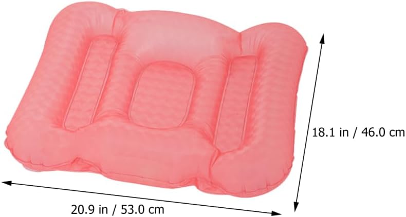 1pc Inflatable Bathtub Seat Cushion with Cups Ergonomic Design for Comfort Water-Filled for Hot Cold Use Relaxing Baths