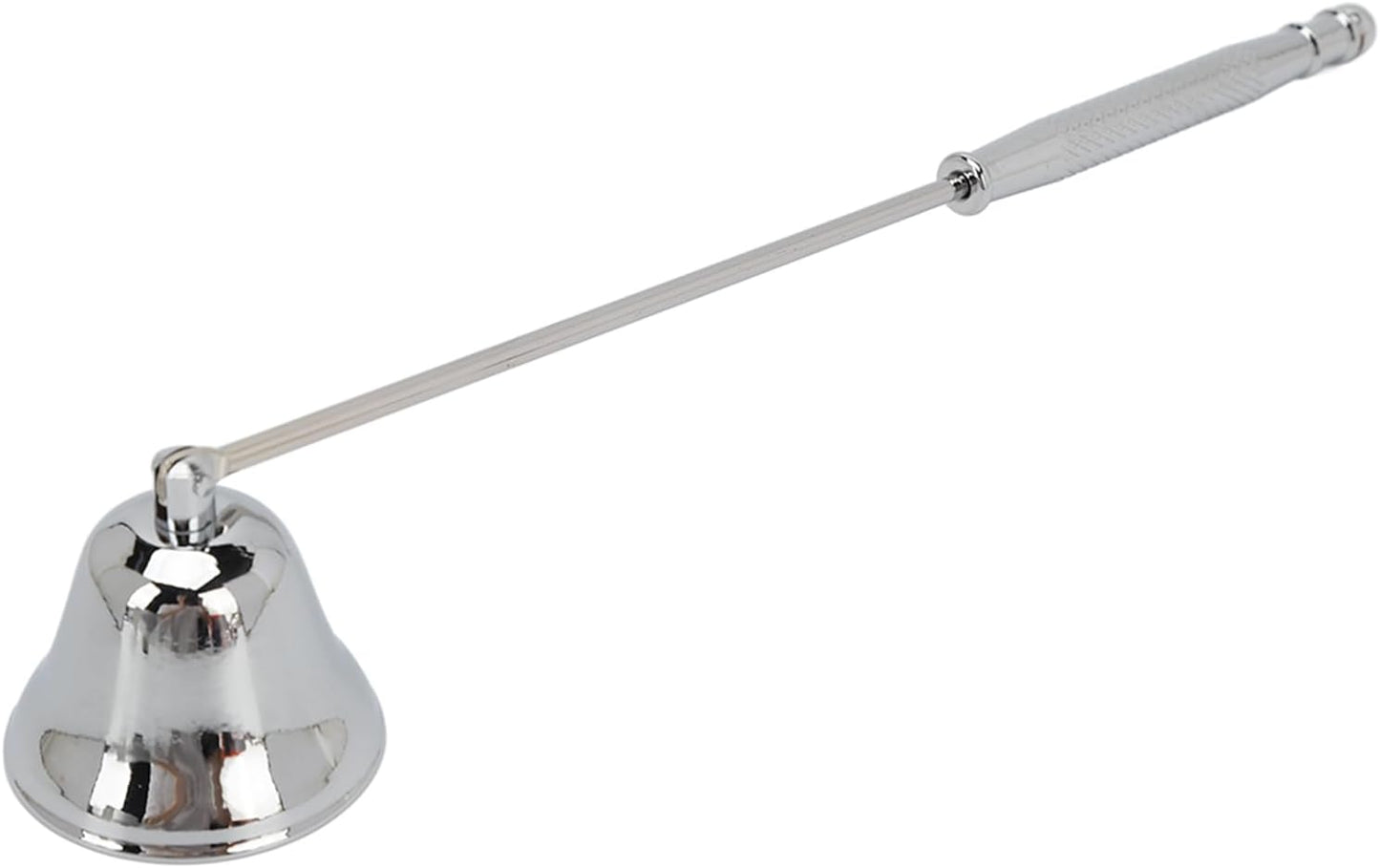 Candle Care, Candle Wick Trimmer and Snuffer Set Vintage Stainless Steel Candle Wick Snuffer with Long Handle for Putting Out Candle Flame Safely for Smokeless Extinguishing (Silver)