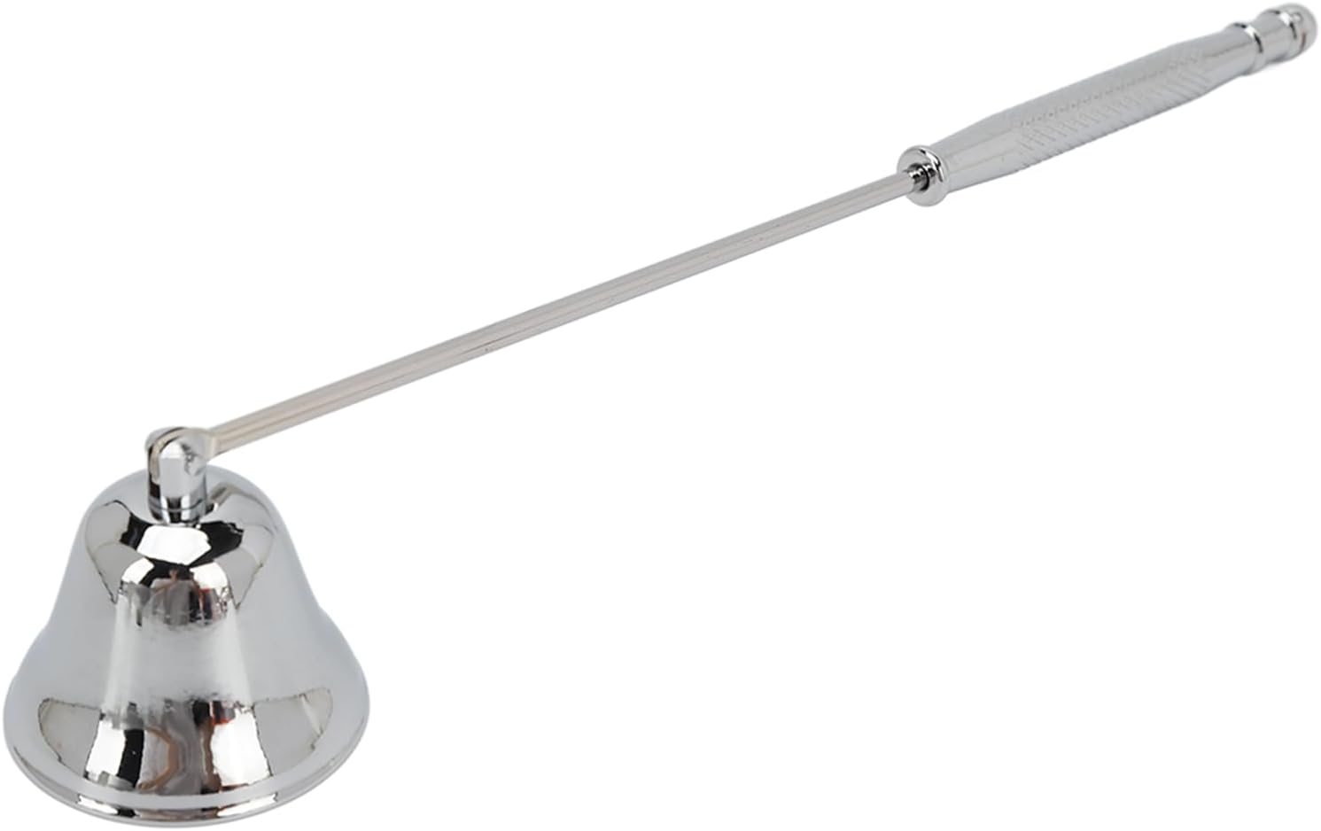 Candle Care, Candle Wick Trimmer and Snuffer Set Vintage Stainless Steel Candle Wick Snuffer with Long Handle for Putting Out Candle Flame Safely for Smokeless Extinguishing (Silver)