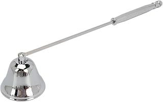 Candle Care, Candle Wick Trimmer and Snuffer Set Vintage Stainless Steel Candle Wick Snuffer with Long Handle for Putting Out Candle Flame Safely for Smokeless Extinguishing (Silver)