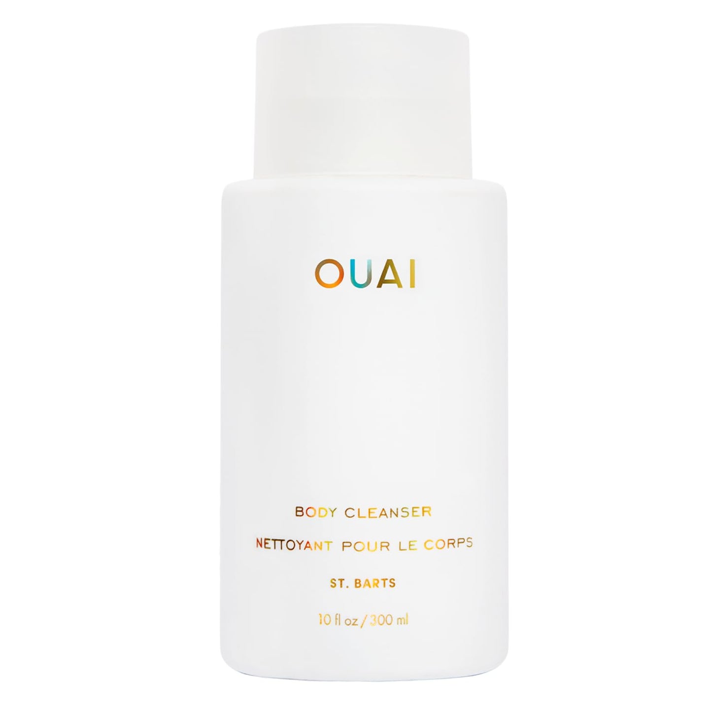 OUAI Body Cleanser, St. Barts - Foaming Body Wash with Jojoba Oil and Rosehip Oil to Hydrate, Nurture, Balance and Soften Skin - Paraben, Phthalate and Sulfate Free Skin Care Products (10 Fl Oz)
