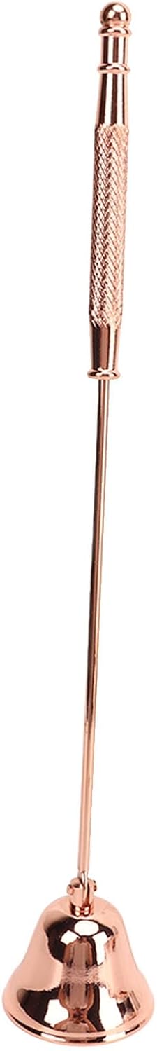 3pcs Candle Wick Trimmer Set, Stainless Steel Candle Accessory Kit with Wick Dipper and Snuffer, Rose Gold Candle Care Tools for Safe Burning and Longer Candle Life