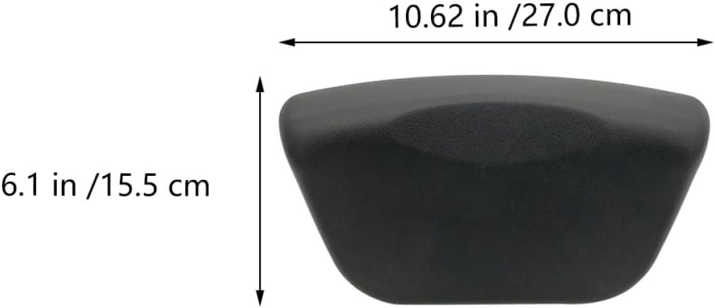 Mikinona Bathtub Bath Cushion Pu Bath Pillow with Non-Slip Suction Cups Ergonomic Pillow Headrest for Head Neck Back and Shoulders 10.62 X 6.10 X 2.36 in Home Spa Relaxation