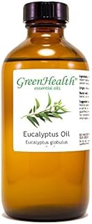 GreenHealth Eucalyptus Essential Oil – 8 fl oz (237 ml) – 100% Pure & Natural – Aromatherapy Oil in Amber Glass Bottle with Cap – for Diffuser, Cleaning, DIY, Home Fragrance