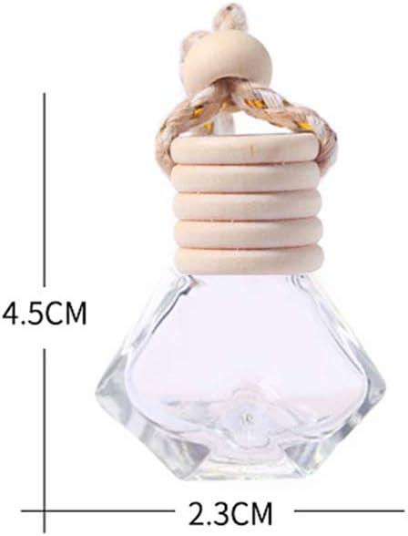 10 Pcs Car Air Freshener Perfume Bottle Aromatherapy Fragrance Essential Oil Diffuser Hanging Perfume Pendant Auto Ornaments Decor Accessories