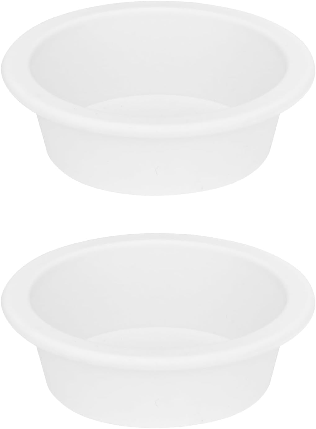 ASAWASA 2 Pcs Silicone Liners for Wax Warmer,No Mess, No Scrape, Long Lasting and Reusable, 2.48 in in Bottom Diameter (medium size 2pcs)