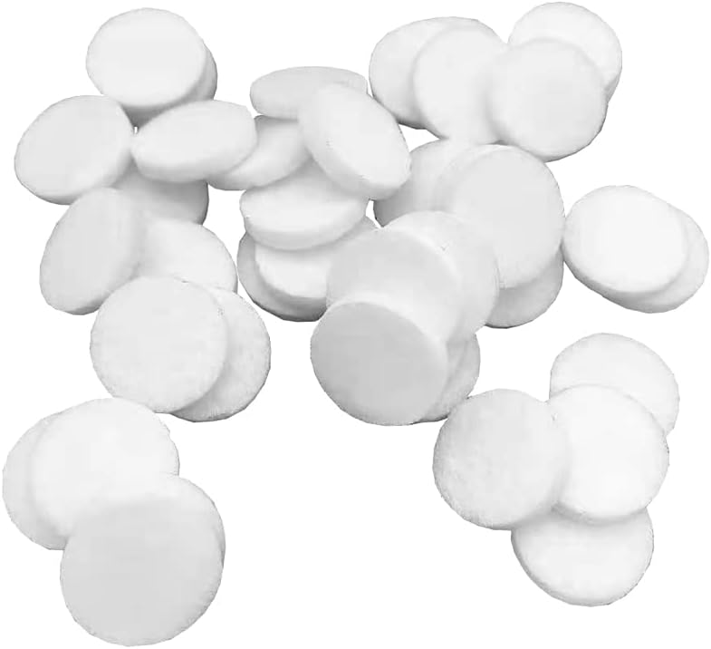 GSHLLO 20 Pcs Unscented Aromatherapy Pads Essential Oil Perfume Diffuser Pads Aroma Oil Refill Pads Car Air Freshener Felt Pads for Home Car