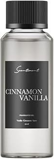 Scentiment Cinnamon Vanilla Diffuser Oil - Premium Hotel Scent with Notes of Cinnamon, Vanilla & Spice Home Scent, Aromatherapy Fragrance Oil Diffuser Refill - 4.06 fl oz (120 mL)