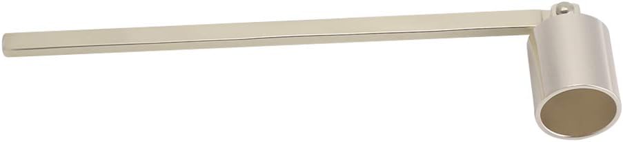Keenso Stainless Steel Candle Snuffer and Wick Trimmer Set for Safe Candle Extinguishing and Maintenance in Home or Spa (Gold)