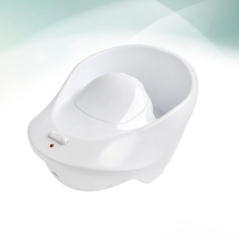 Healifty Electric Manicure Bubble Spa Hand Bowl 8.07X5.70X3.54 Inch Nail Soaking Container with Us Plug for Professional Nail Care and Home Use
